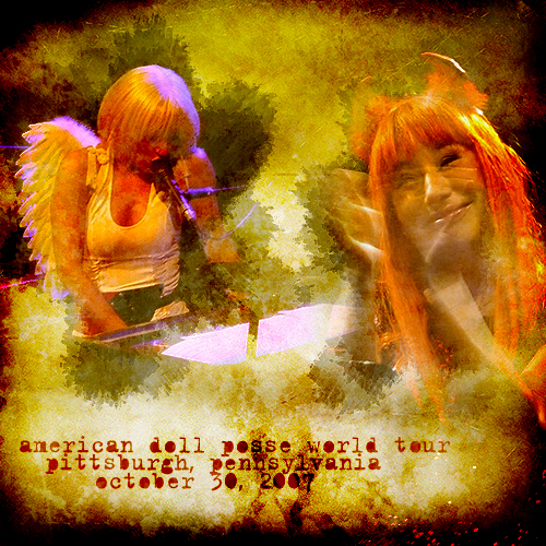 American Doll Posse World Tour: Pittsburgh, Pennsylvania (October 30, 2007)
American Doll Posse World Tour: Pittsburgh, Pennsylvania (October 30, 2007)
Keywords: American Doll Posse;2007